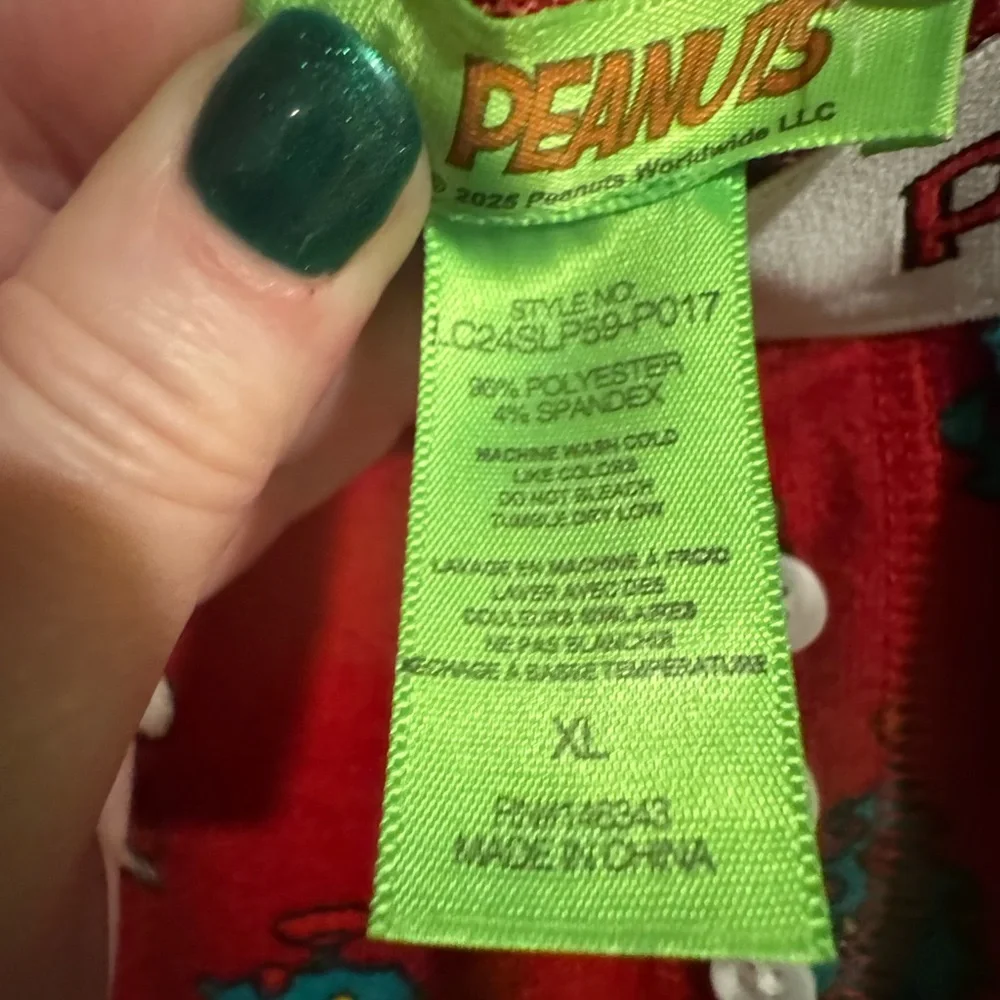 Peanuts Christmas women’s pajama Bottoms